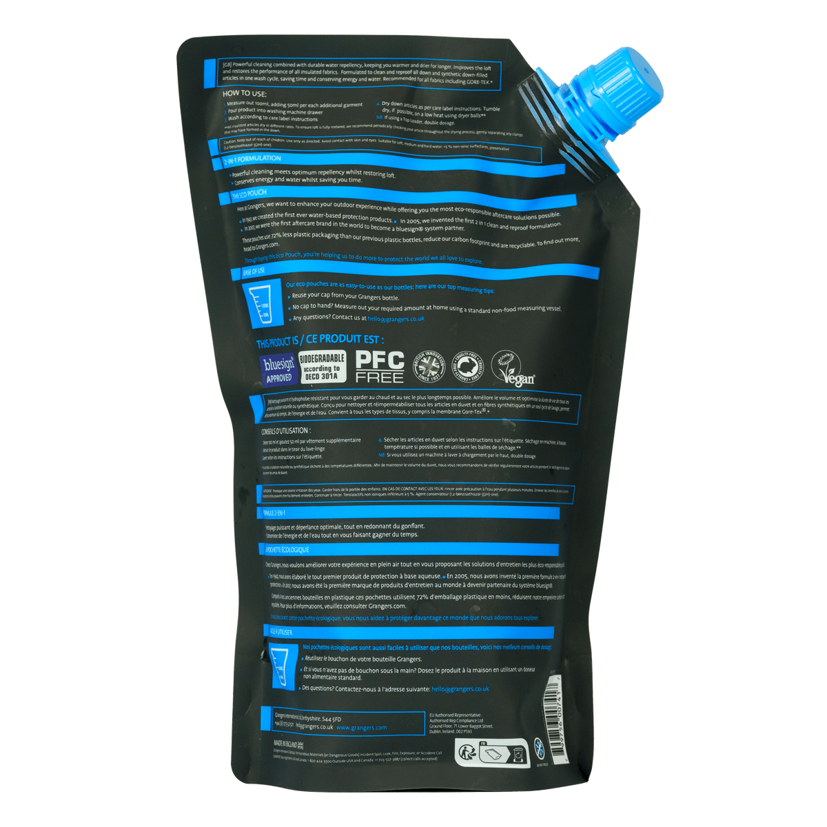Wash + Repel Down 2 in 1 1L Eco Pouch